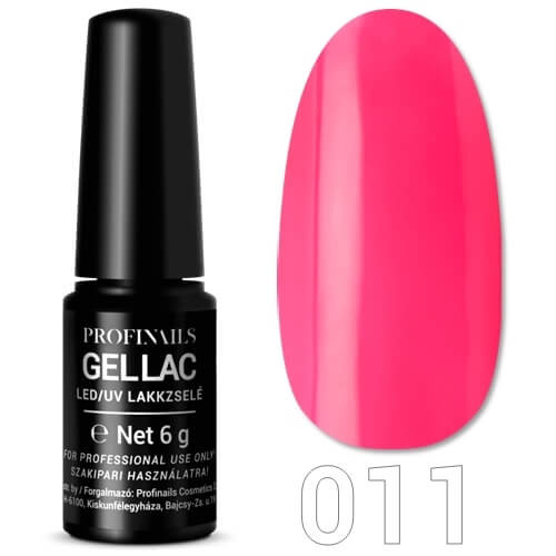 Profinails Gel Lac LED/UV lakkzselé 6 g No. 011