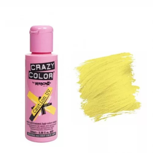 Crazy Color hajszínező krém 77 Caution UV 100ml