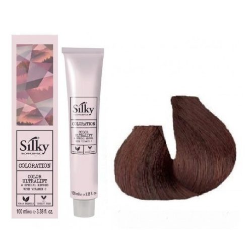 Silky hajfesték 5.74 világos meleg gesztenyebarna 100ml