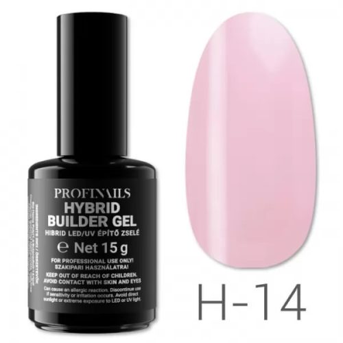 Profinails Hibrid LED/UV építő zselé 15 g H-14