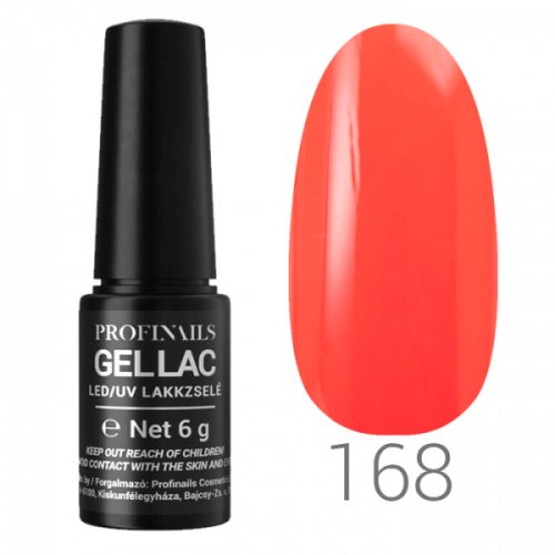 Profinails Gel Lac LED/UV lakkzselé 6 g No. 168