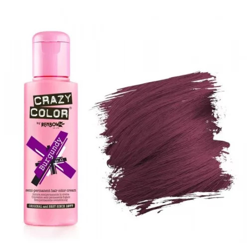 Crazy Color hajszínező krém 61 Burgundy 100ml