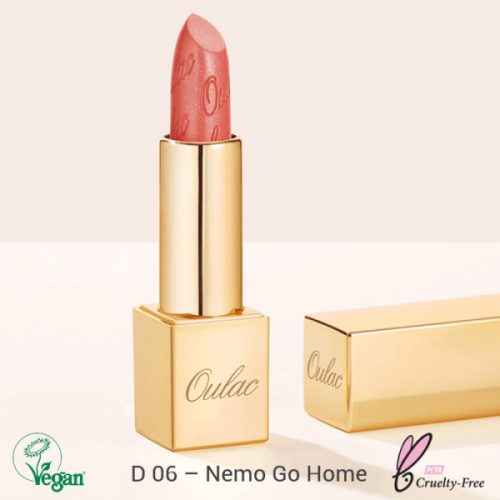 Oulac Metallic Shine Lipstick ajakrúzs 4.3g No. D-06 Nemo Go Home