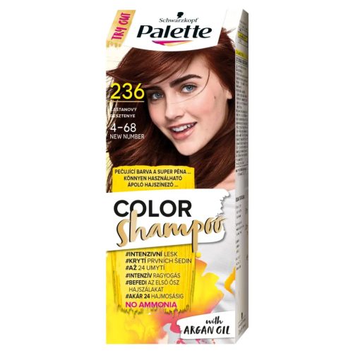 Palette Color Shampoo hajfesték 236 (4-68) gesztenye