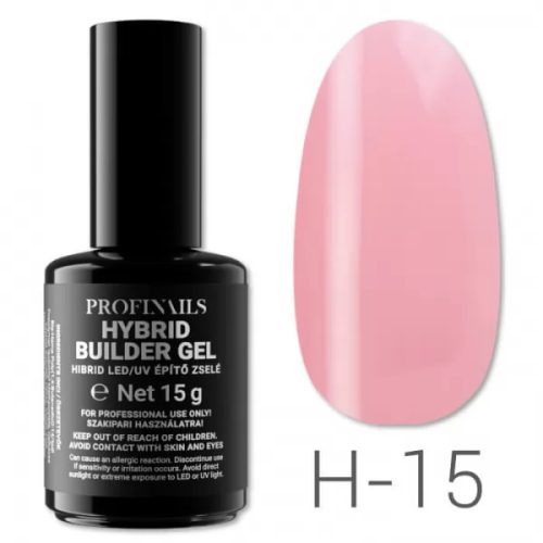 Profinails Hibrid LED/UV építő zselé 15 g H-15