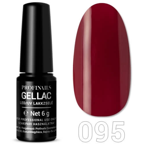 Profinails Gel Lac LED/UV lakkzselé 6 g No. 095 