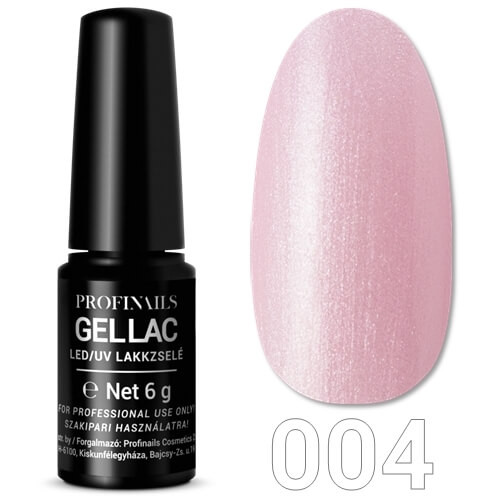 Profinails Gel Lac LED/UV lakkzselé 6 g No. 004