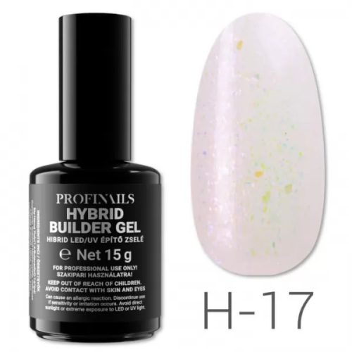 Profinails Hibrid LED/UV építő zselé 15 g H-17